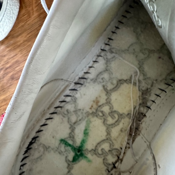 WOMEN'S GUCCI ACE SNEAKER WITH WEB - Picture 7 of 8